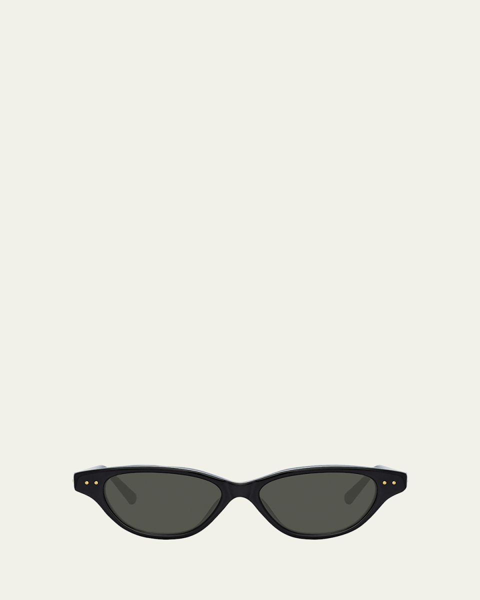 Slim Acetate Cat-Eye Sunglasses
